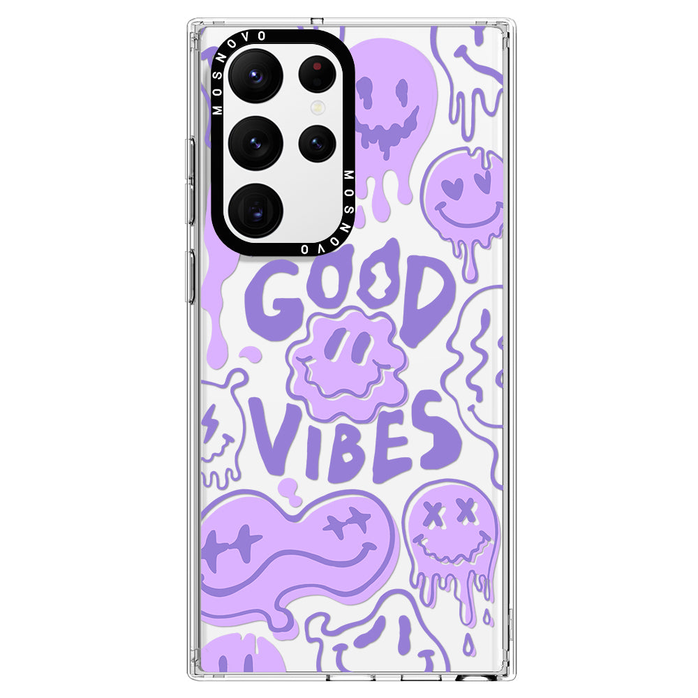 Good Vibes Phone Case - Samsung Galaxy S22 Ultra Case - MOSNOVO