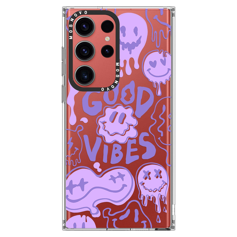 Good Vibes Phone Case - Samsung Galaxy S23 Ultra Case - MOSNOVO