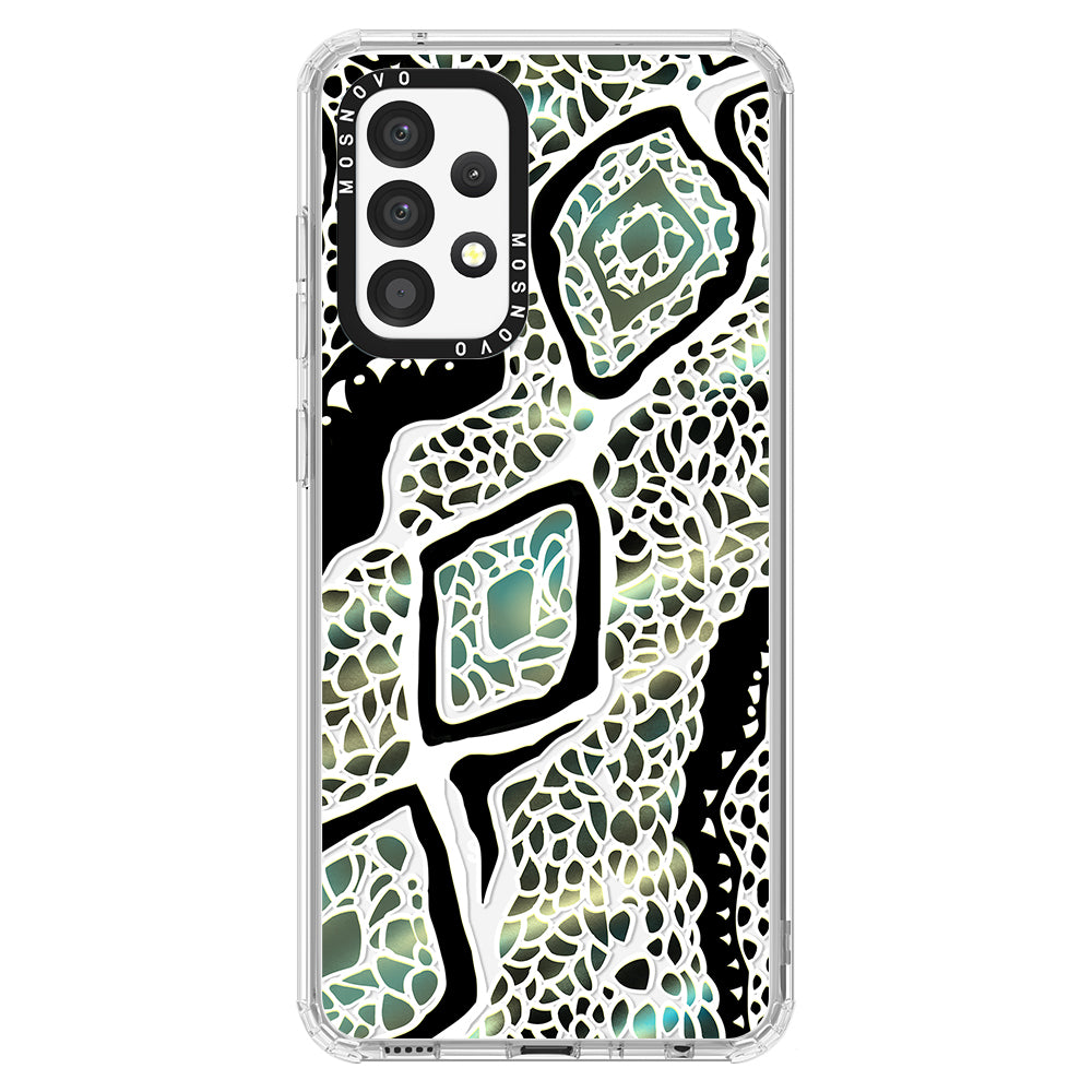 Jade Snake Phone Case - Samsung Galaxy A52 & A52 Case - MOSNOVO