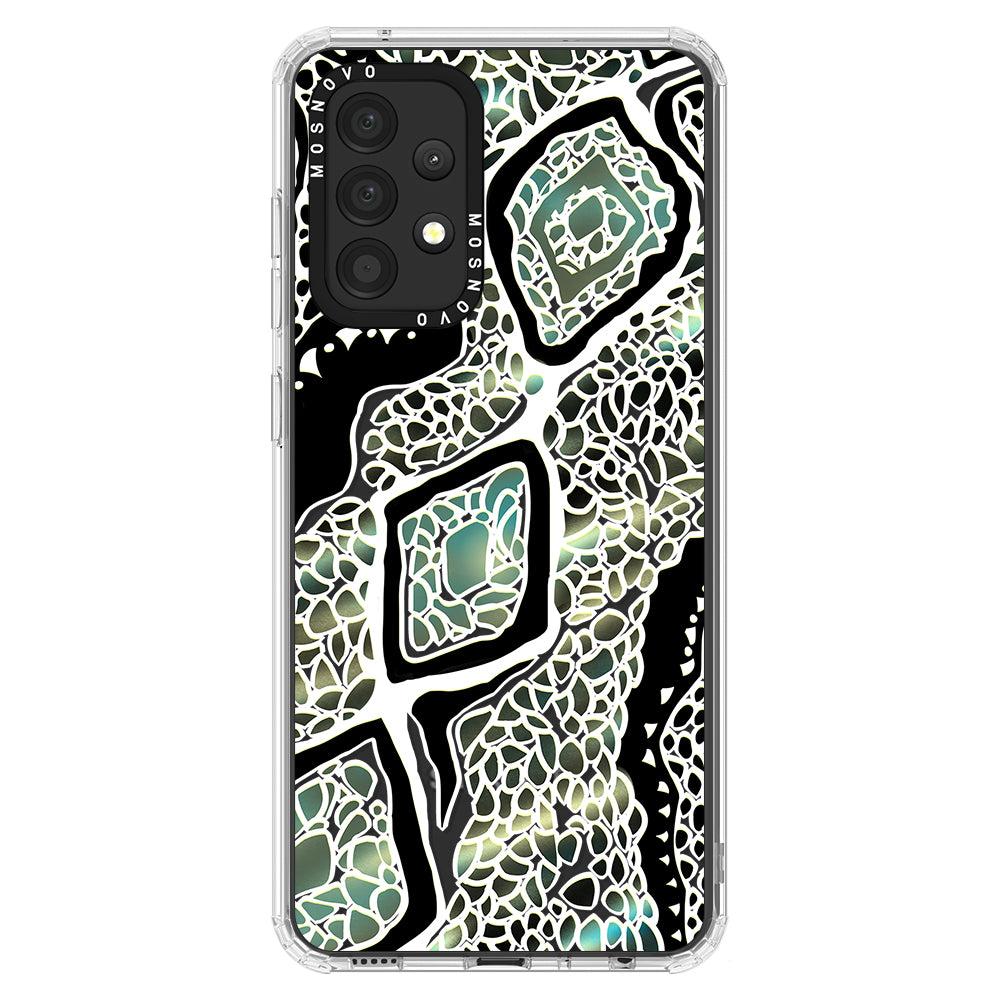 Jade Snake Phone Case - Samsung Galaxy A52 & A52 Case - MOSNOVO