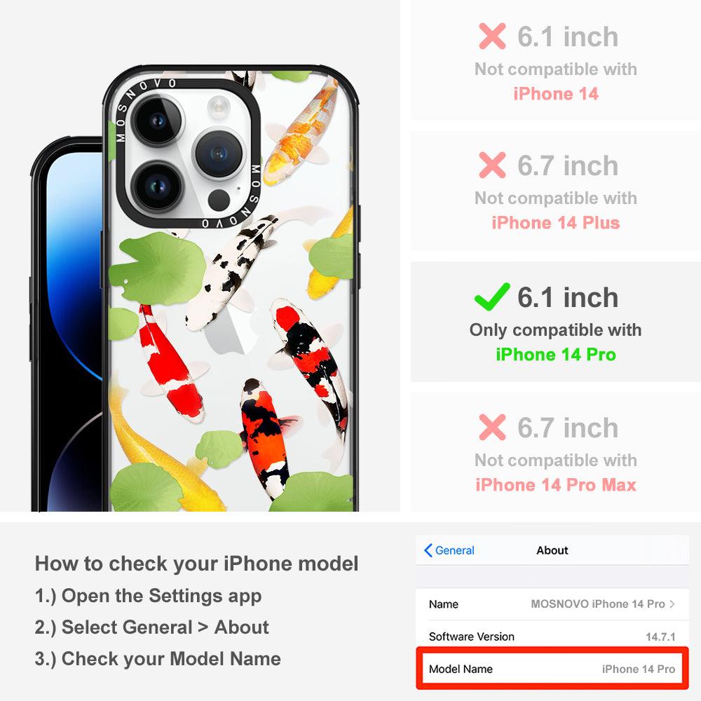 Koi Phone Case - iPhone 14 Pro Case - MOSNOVO