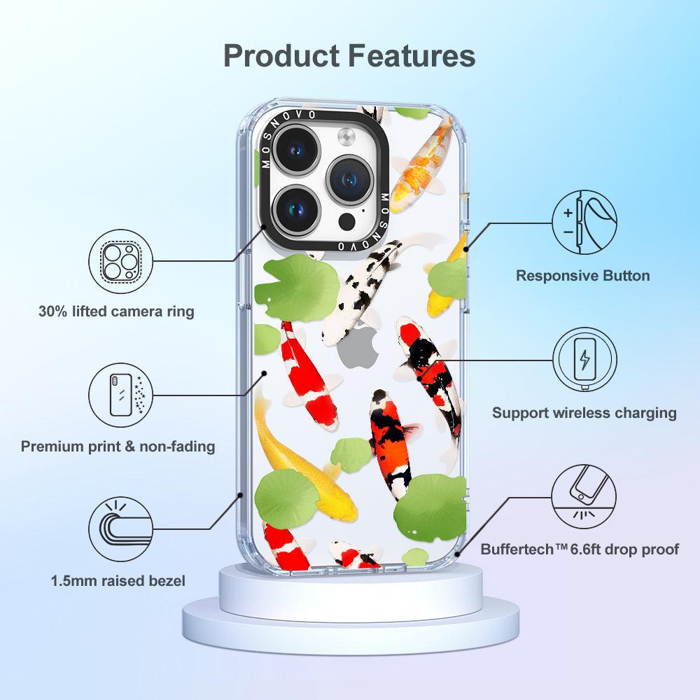 Koi Phone Case - iPhone 14 Pro Case - MOSNOVO