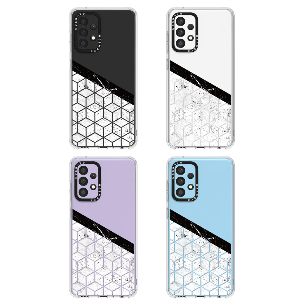 Marble Block Art Phone Case - Samsung Galaxy A52 & A52 Case - MOSNOVO