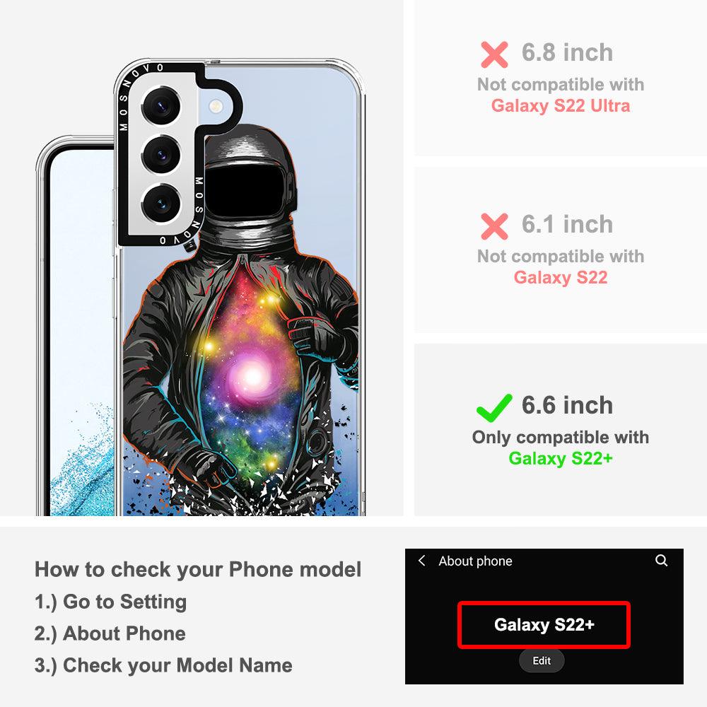 Mystery Astronaut Phone Case - Samsung Galaxy S22 Plus Case - MOSNOVO