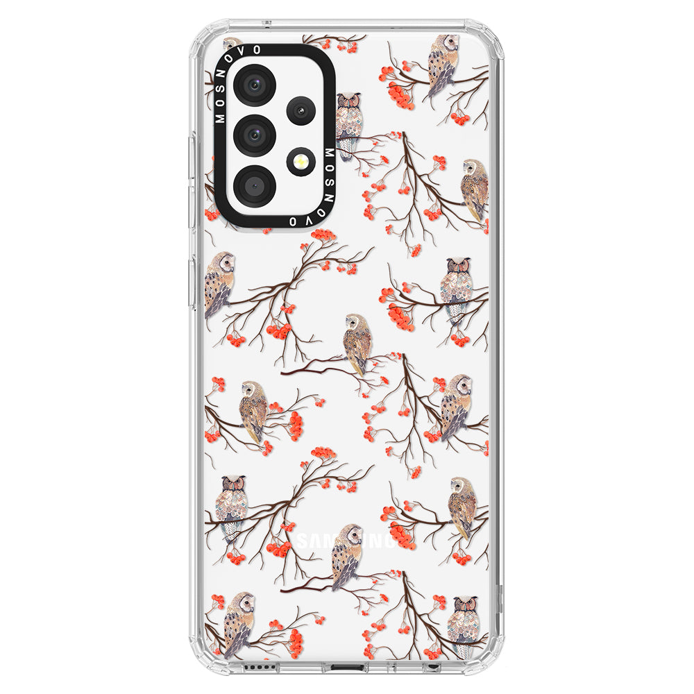 Owl Phone Case - Samsung Galaxy A52 & A52 Case - MOSNOVO