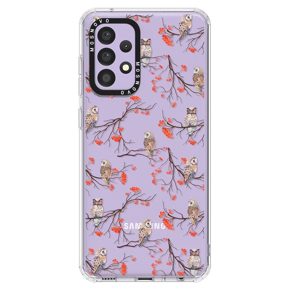 Owl Phone Case - Samsung Galaxy A52 & A52 Case - MOSNOVO