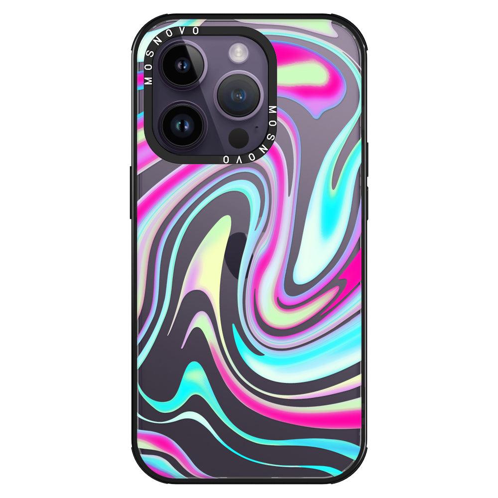 Psychedelic Swirls Phone Case - iPhone 14 Pro Case - MOSNOVO