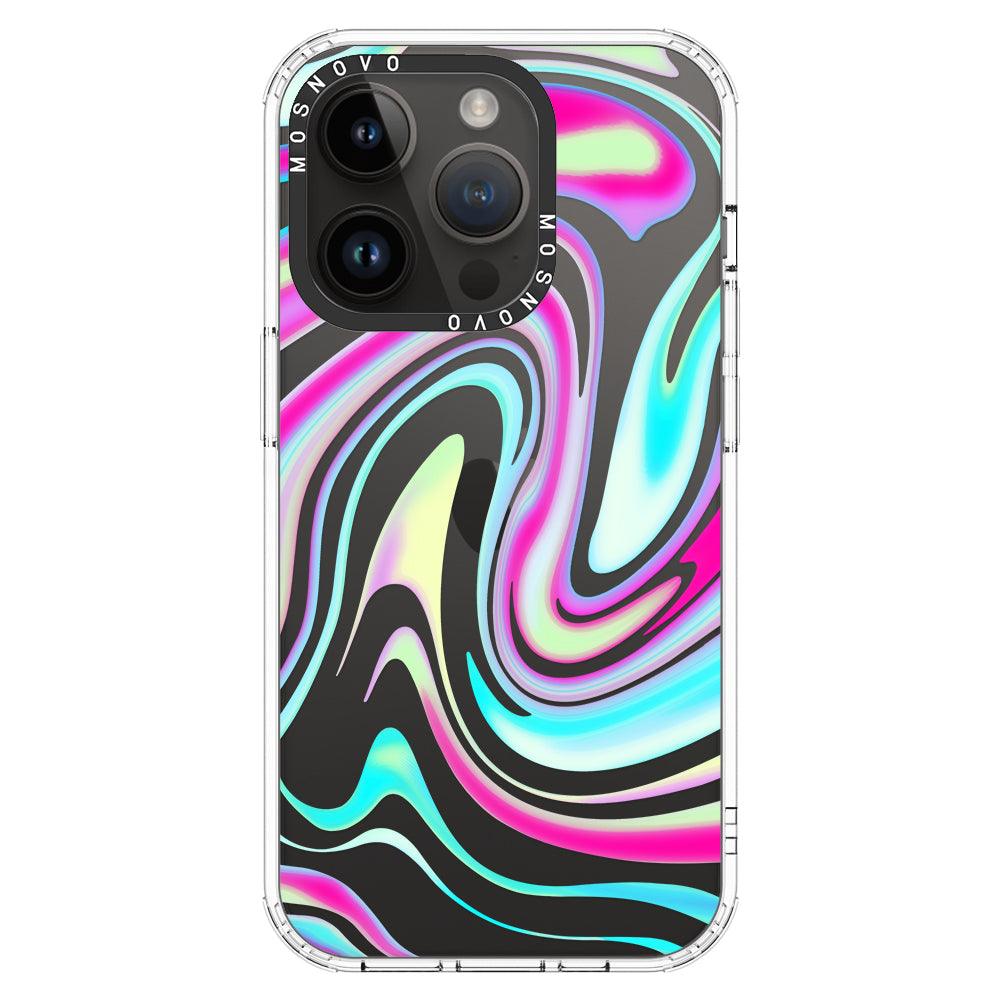 Psychedelic Swirls Phone Case - iPhone 14 Pro Case - MOSNOVO