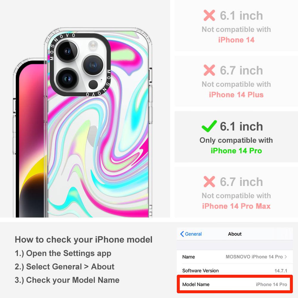 Psychedelic Swirls Phone Case - iPhone 14 Pro Case - MOSNOVO