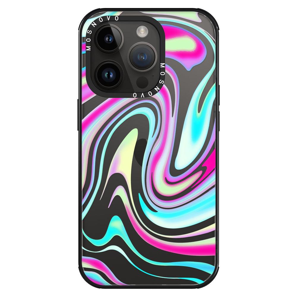 Psychedelic Swirls Phone Case - iPhone 14 Pro Case - MOSNOVO