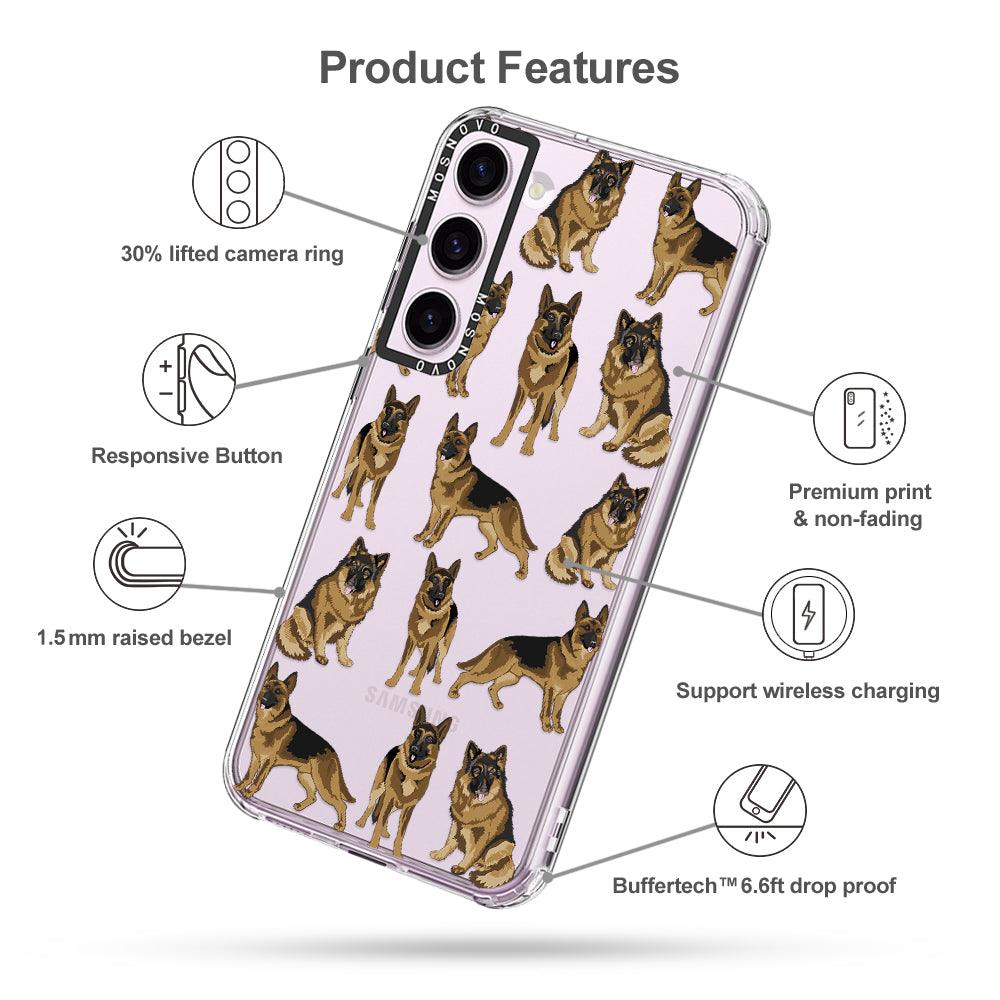 Shepherd Dog Phone Case - Samsung Galaxy S23 Case - MOSNOVO