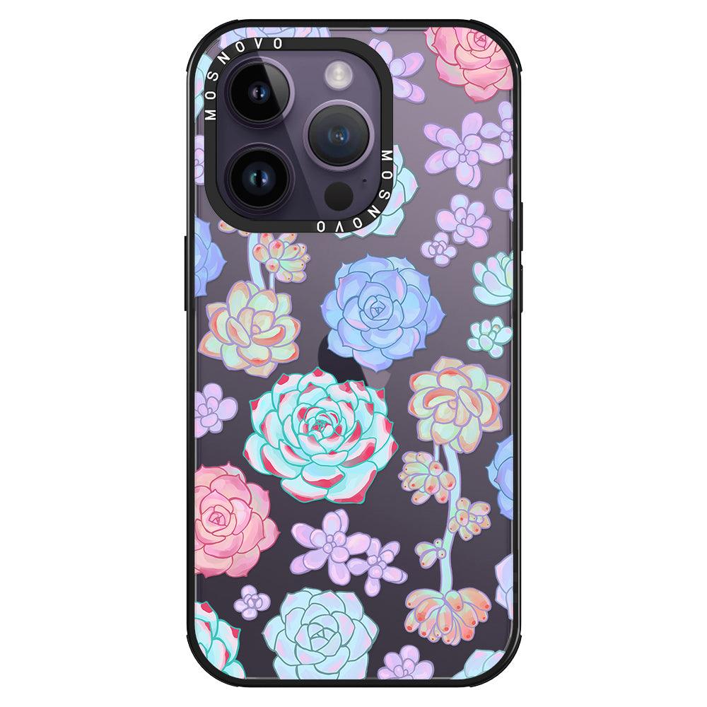 Succulents Phone Case - iPhone 14 Pro Case - MOSNOVO