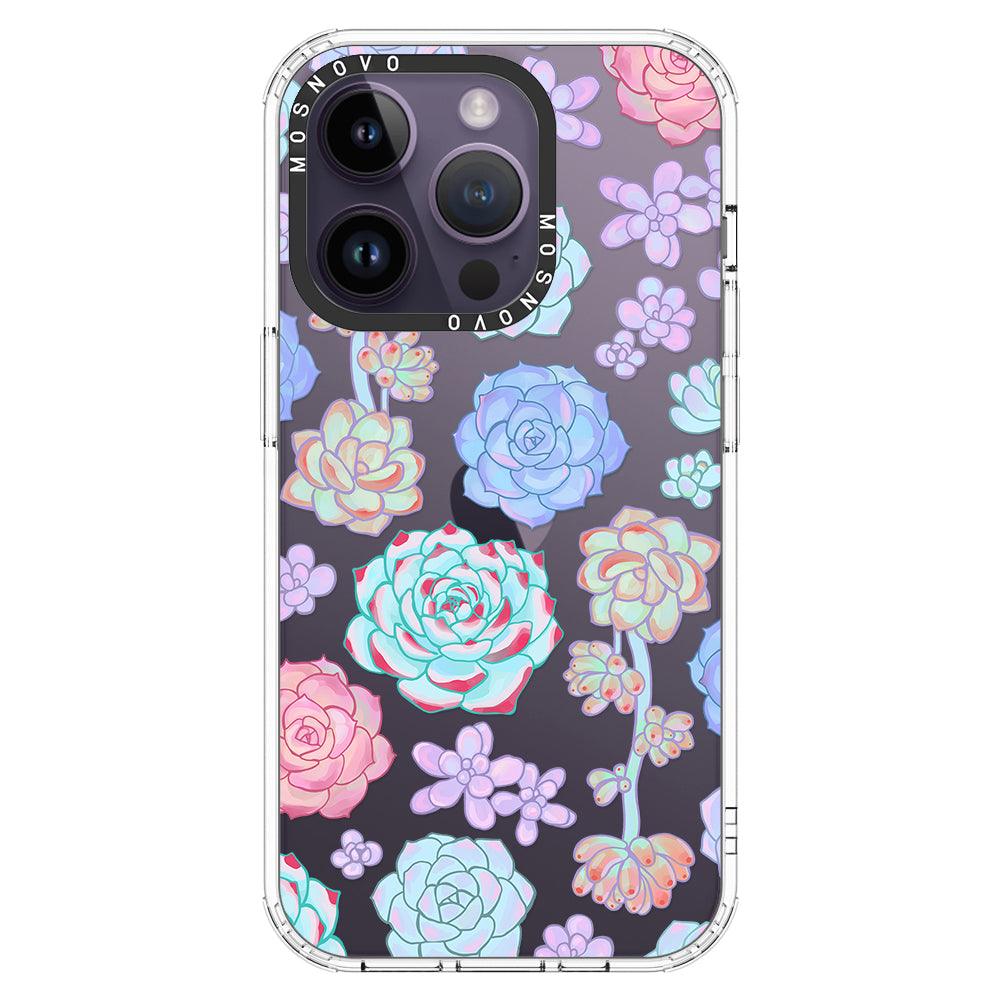 Succulents Phone Case - iPhone 14 Pro Case - MOSNOVO