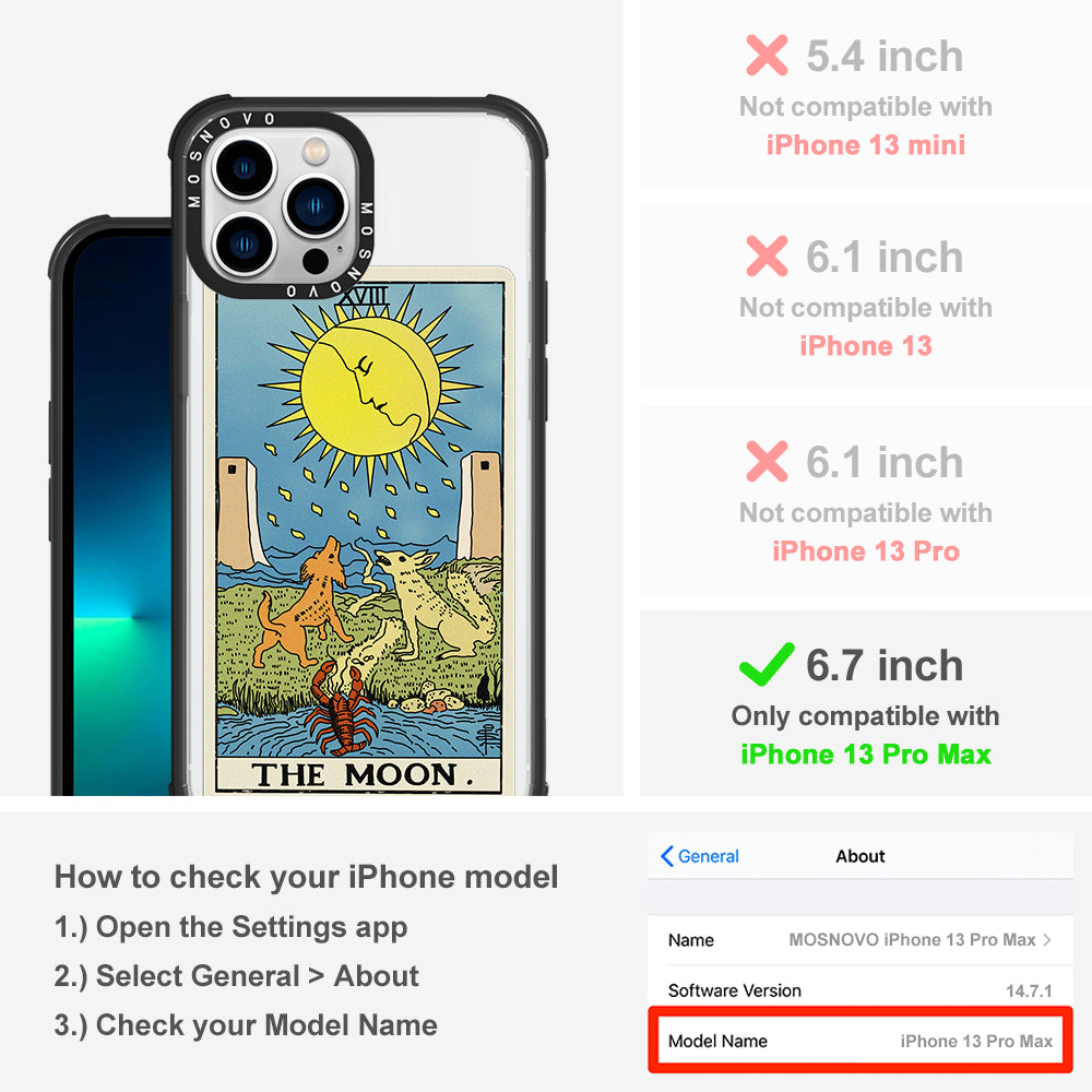 The Moon Phone Case - iPhone 13 Pro Max Case - MOSNOVO