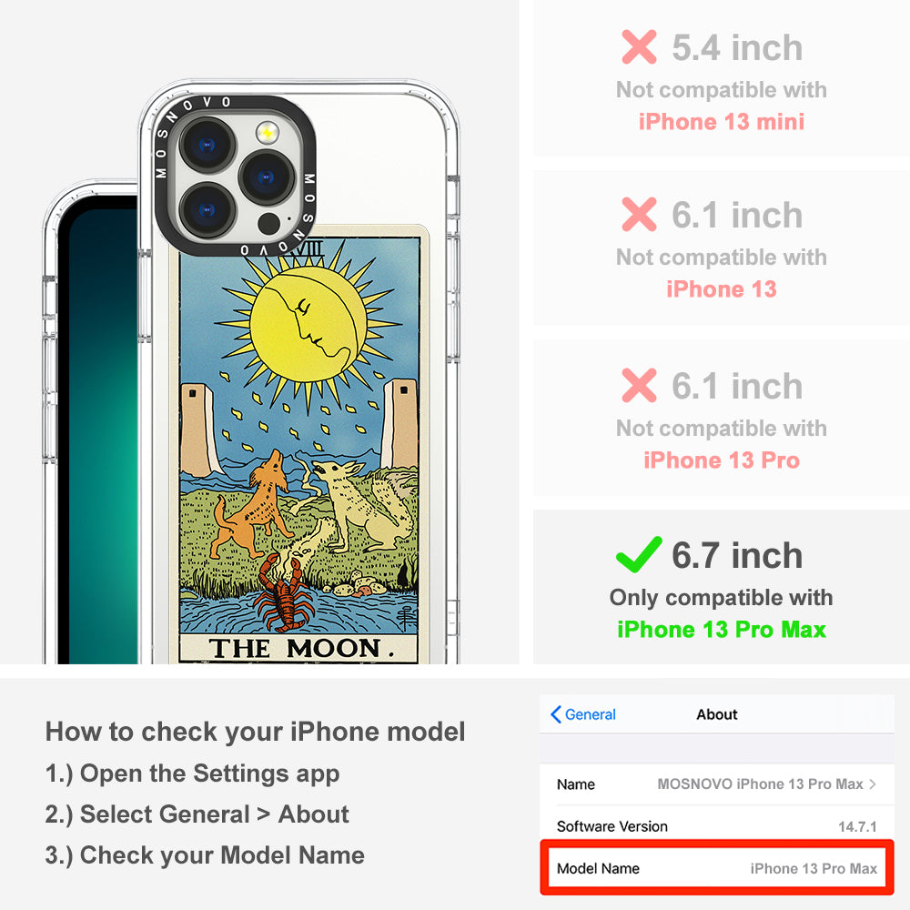 The Moon Phone Case - iPhone 13 Pro Max Case - MOSNOVO