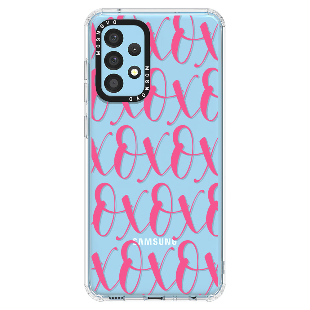 XOXO Phone Case - Samsung Galaxy A52 & A52 Case - MOSNOVO