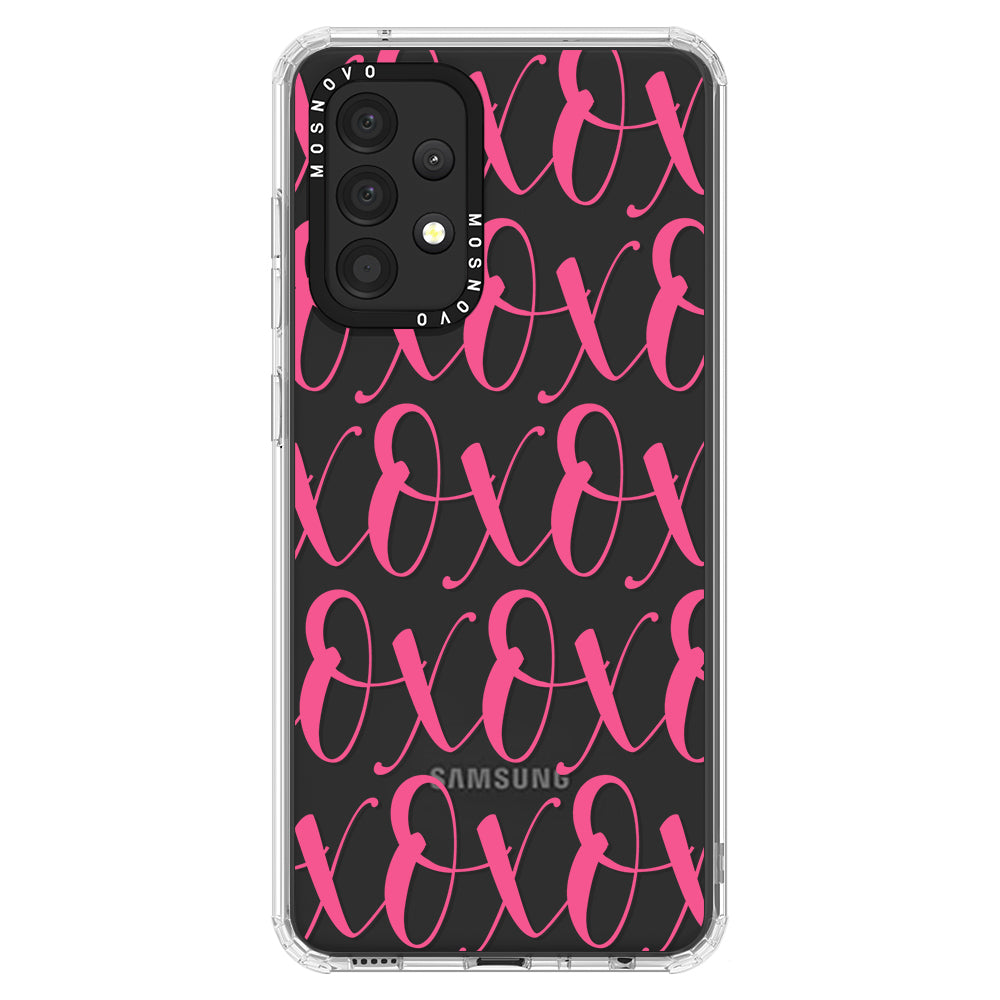 XOXO Phone Case - Samsung Galaxy A52 & A52 Case - MOSNOVO