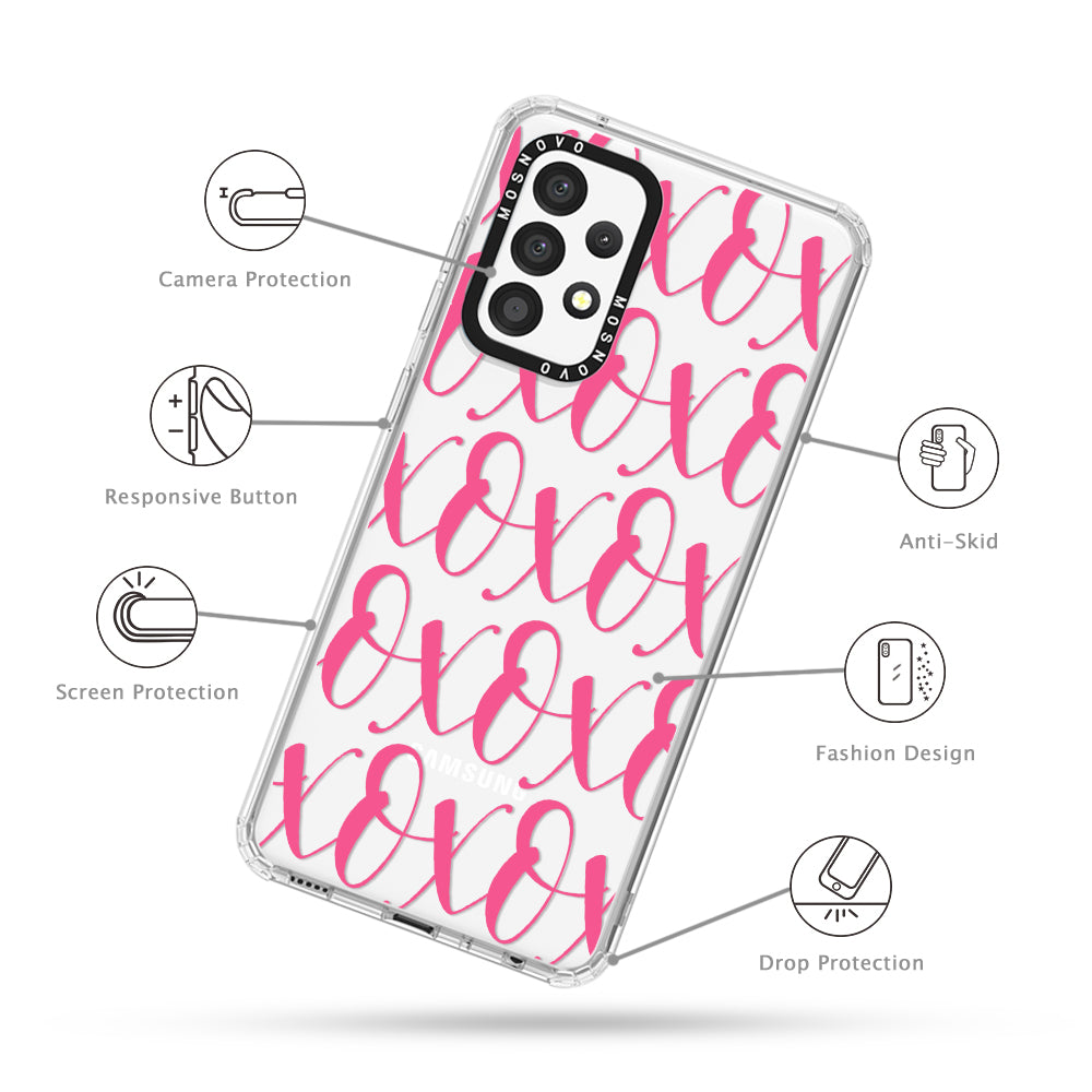 XOXO Phone Case - Samsung Galaxy A52 & A52 Case - MOSNOVO