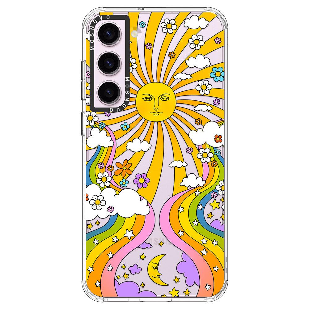 70's Psychedelic Groovy Art Phone Case - Samsung Galaxy S23 Case - MOSNOVO