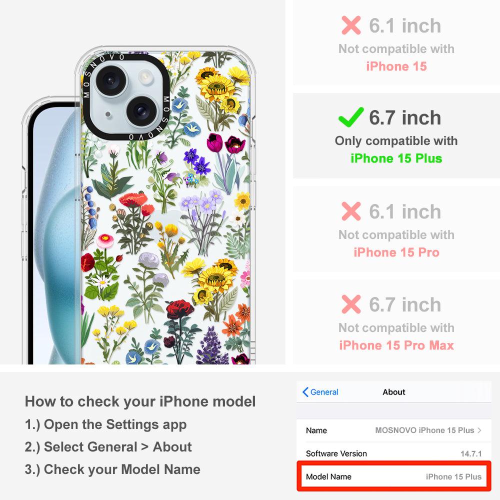 A Colorful Summer Phone Case - iPhone 15 Plus Case - MOSNOVO