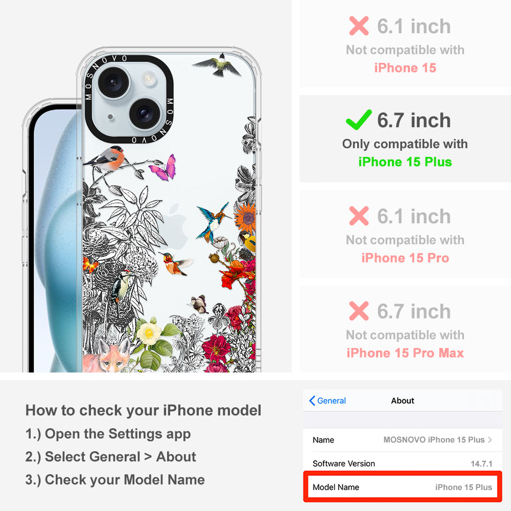 Fairy Forest Phone Case - iPhone 15 Plus Case - MOSNOVO