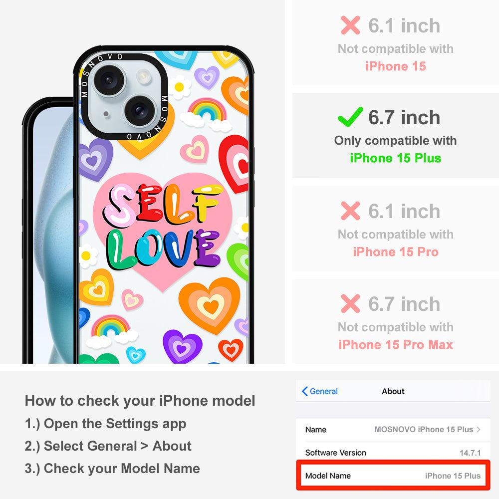 Self Love Phone Case - iPhone 15 Plus Case - MOSNOVO