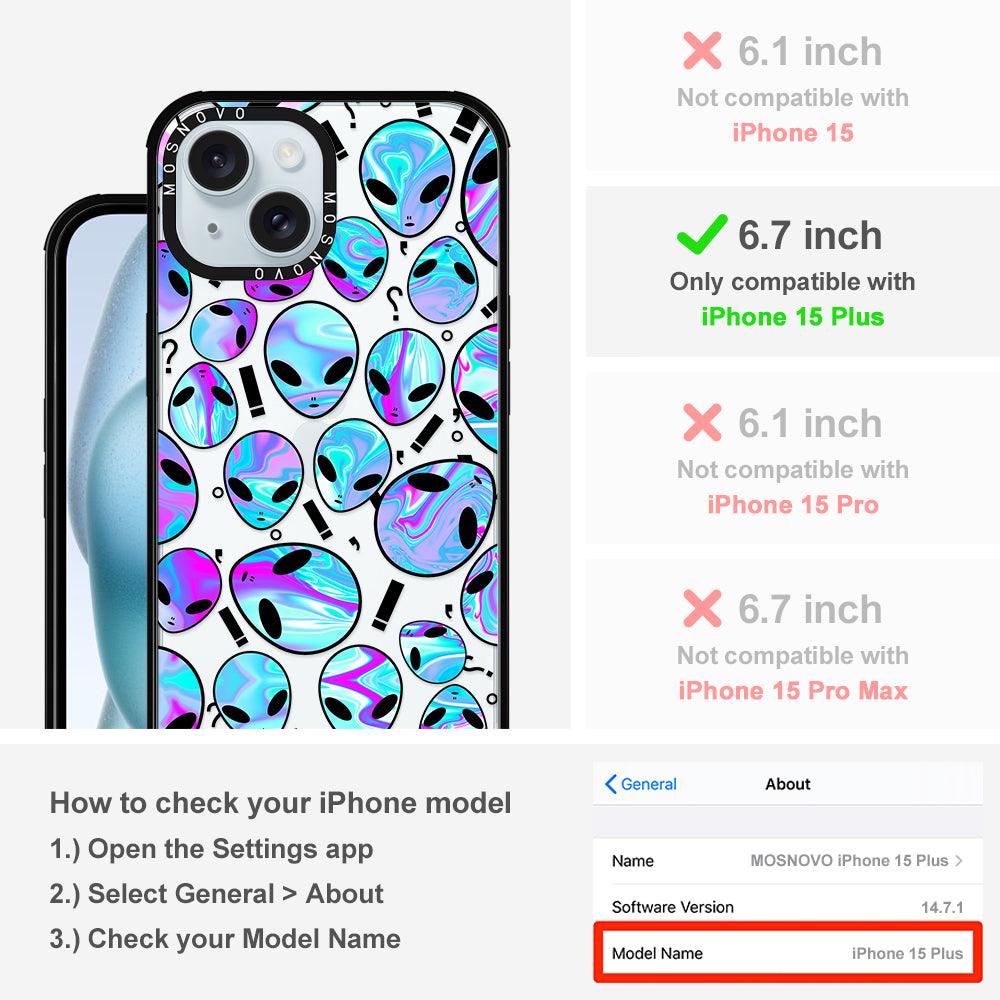 Alien Phone Case - iPhone 15 Plus Case - MOSNOVO