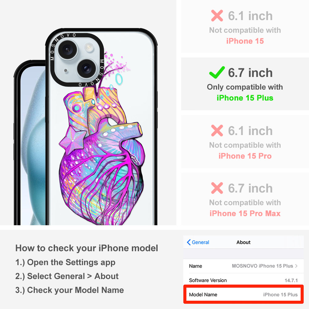 The Heart of Art Phone Case - iPhone 15 Plus Case - MOSNOVO