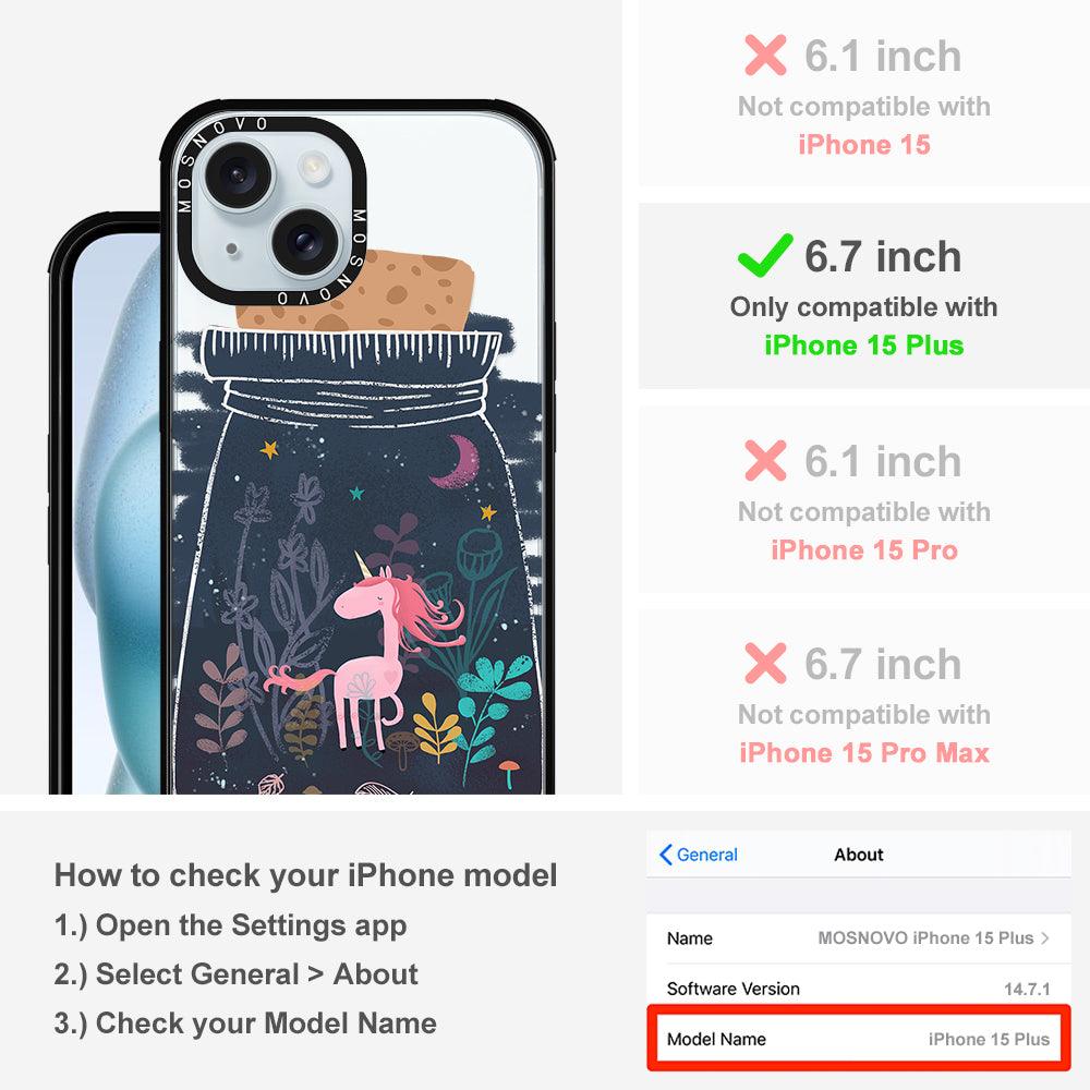 Fairy Unicorn Phone Case - iPhone 15 Plus Case - MOSNOVO