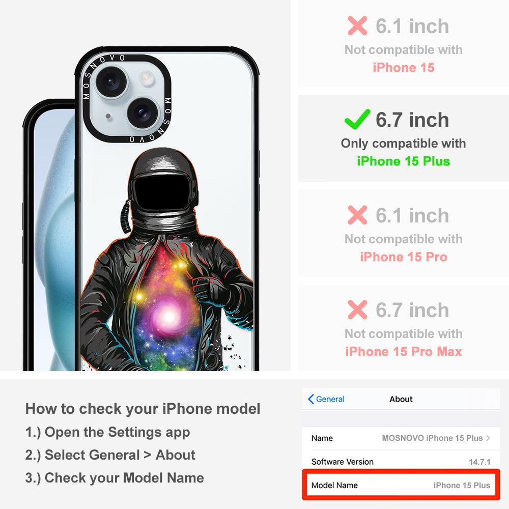 Mystery Astronaut Phone Case - iPhone 15 Plus Case - MOSNOVO