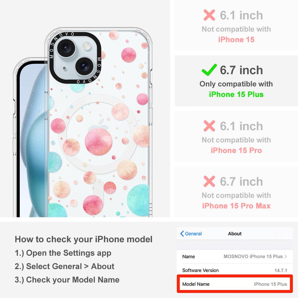 Colorful Bubbles Phone Case - iPhone 15 Plus Case - MOSNOVO