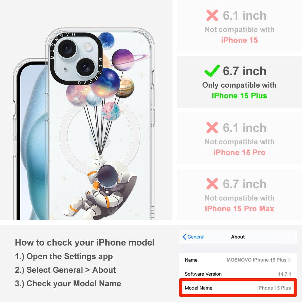 Astronaut Phone Case - iPhone 15 Plus Case - MOSNOVO