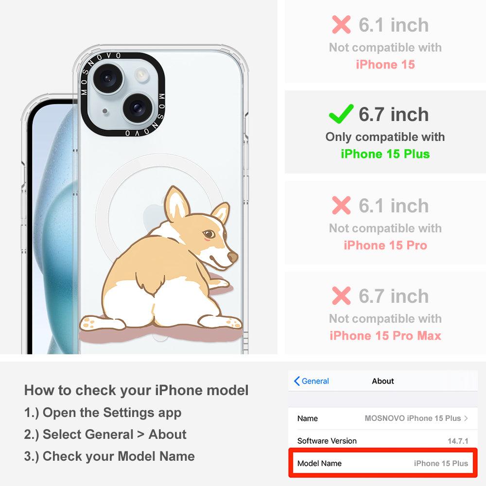 Corgi Dog Phone Case - iPhone 15 Plus Case - MOSNOVO