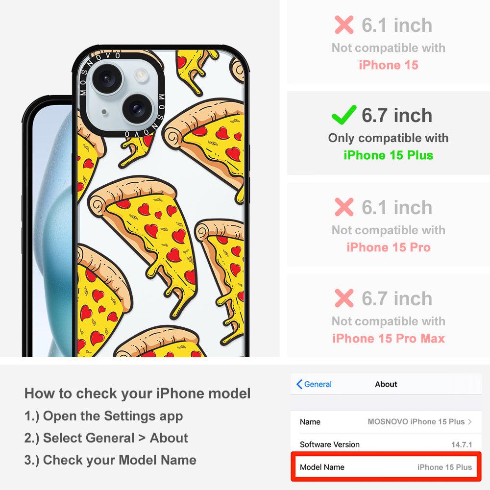 Pizza Phone Case - iPhone 15 Plus Case - MOSNOVO