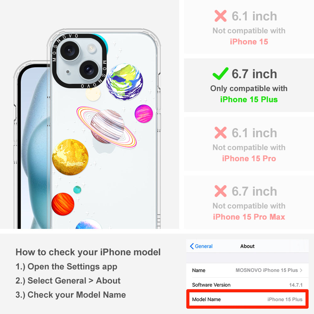 The Planet Phone Case - iPhone 15 Plus Case - MOSNOVO