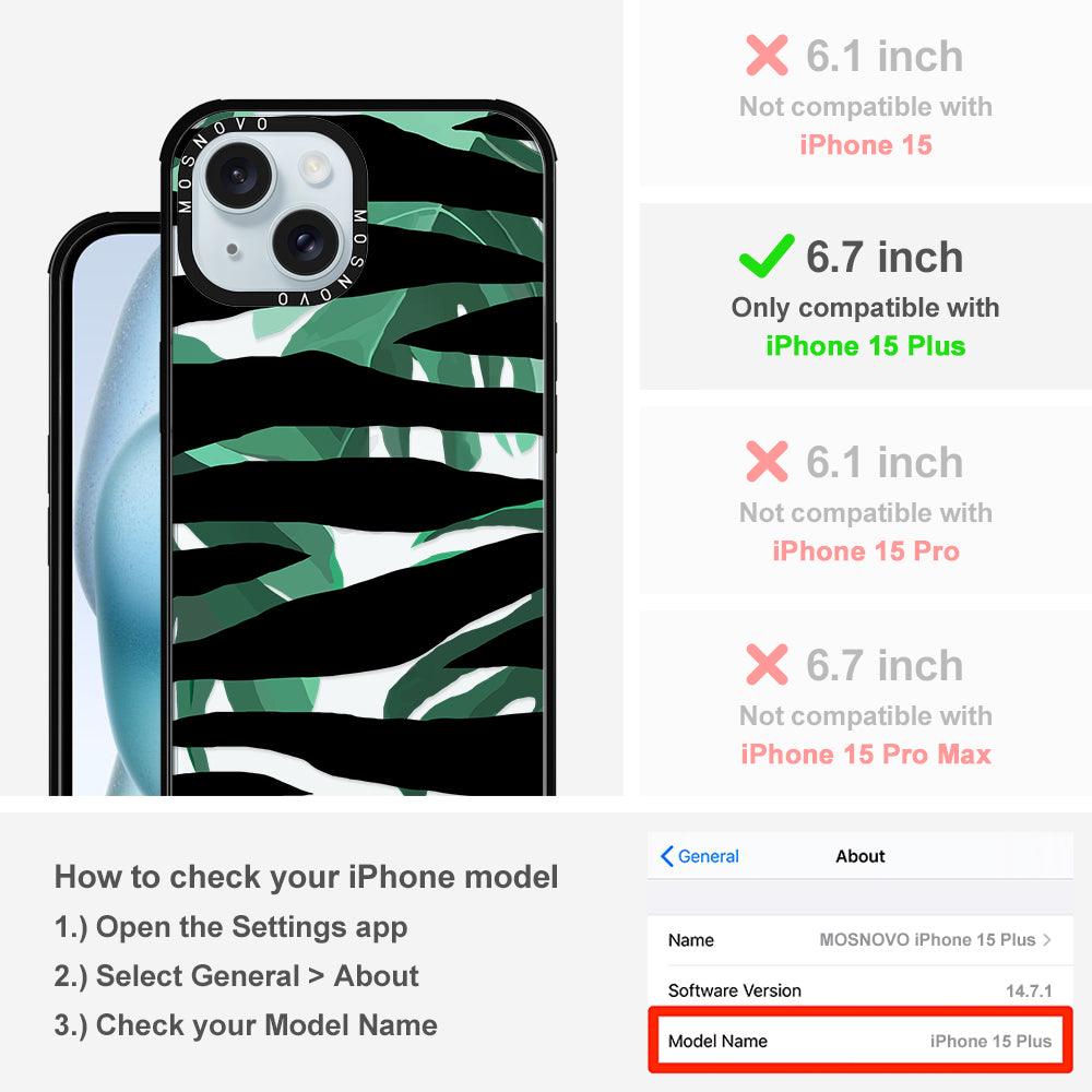 Wild Zebra Phone Case - iPhone 15 Plus Case - MOSNOVO