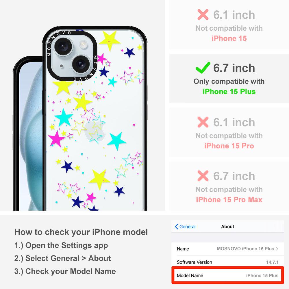 Twinkle Star Phone Case - iPhone 15 Plus Case - MOSNOVO