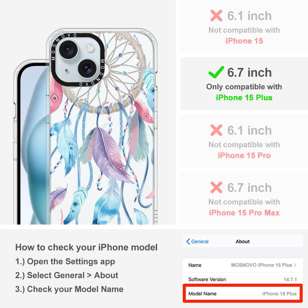 Dreamcatcher Phone Case - iPhone 15 Plus Case - MOSNOVO