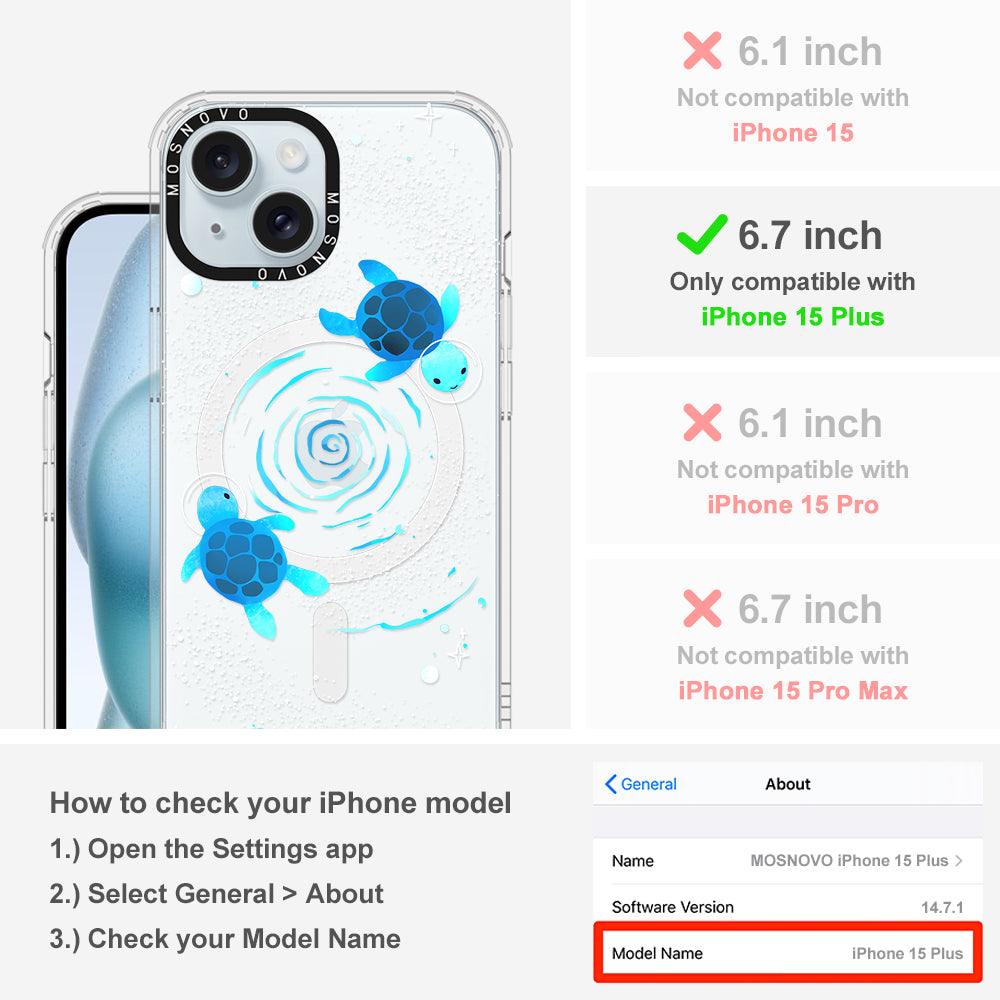 Space Turtle Phone Case - iPhone 15 Plus Case - MOSNOVO