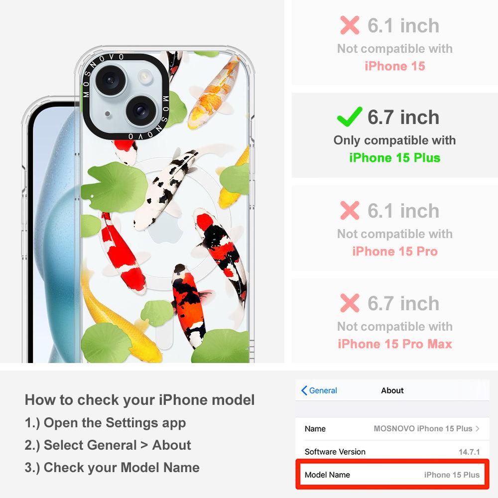 Koi Phone Case - iPhone 15 Plus Case - MOSNOVO