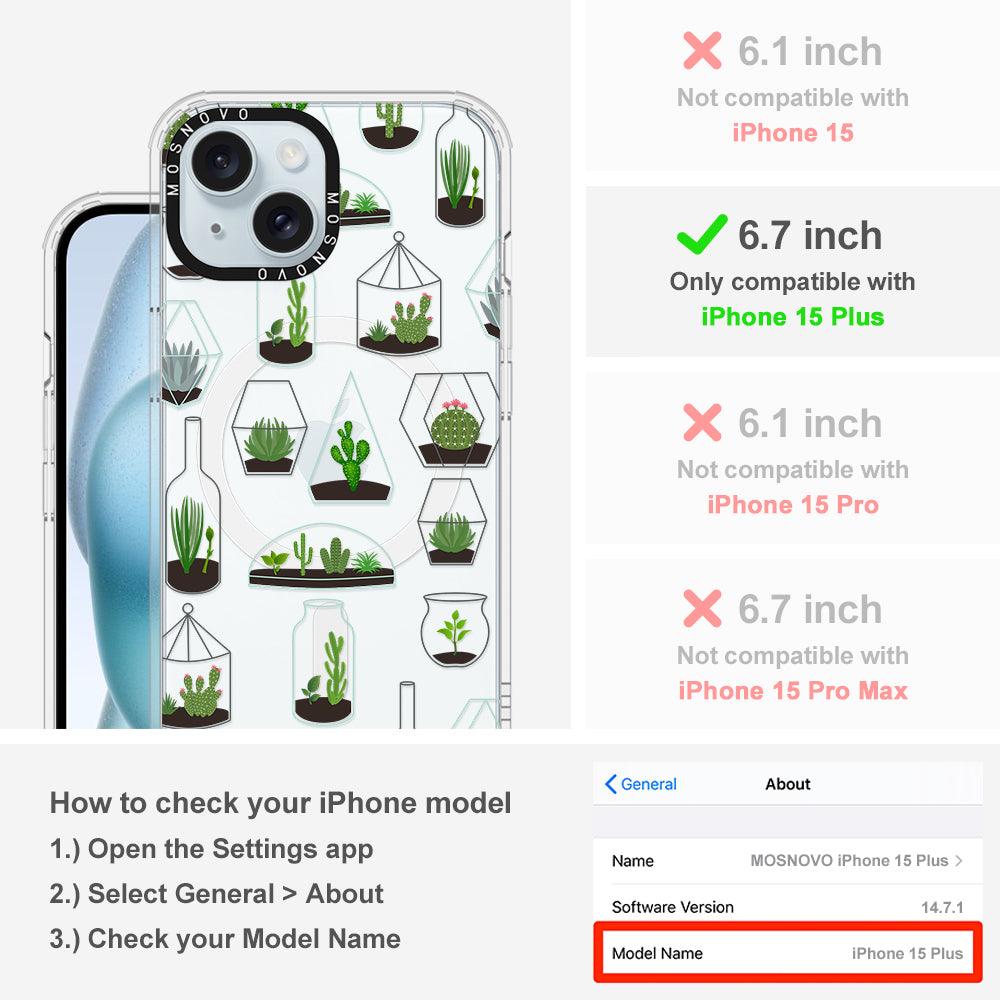 Cactus Plant Phone Case - iPhone 15 Plus Case - MOSNOVO