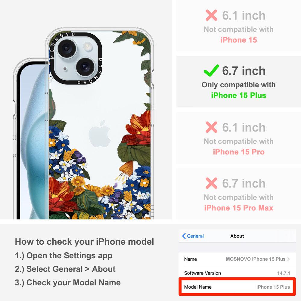 Summer Garden Phone Case - iPhone 15 Plus Case - MOSNOVO