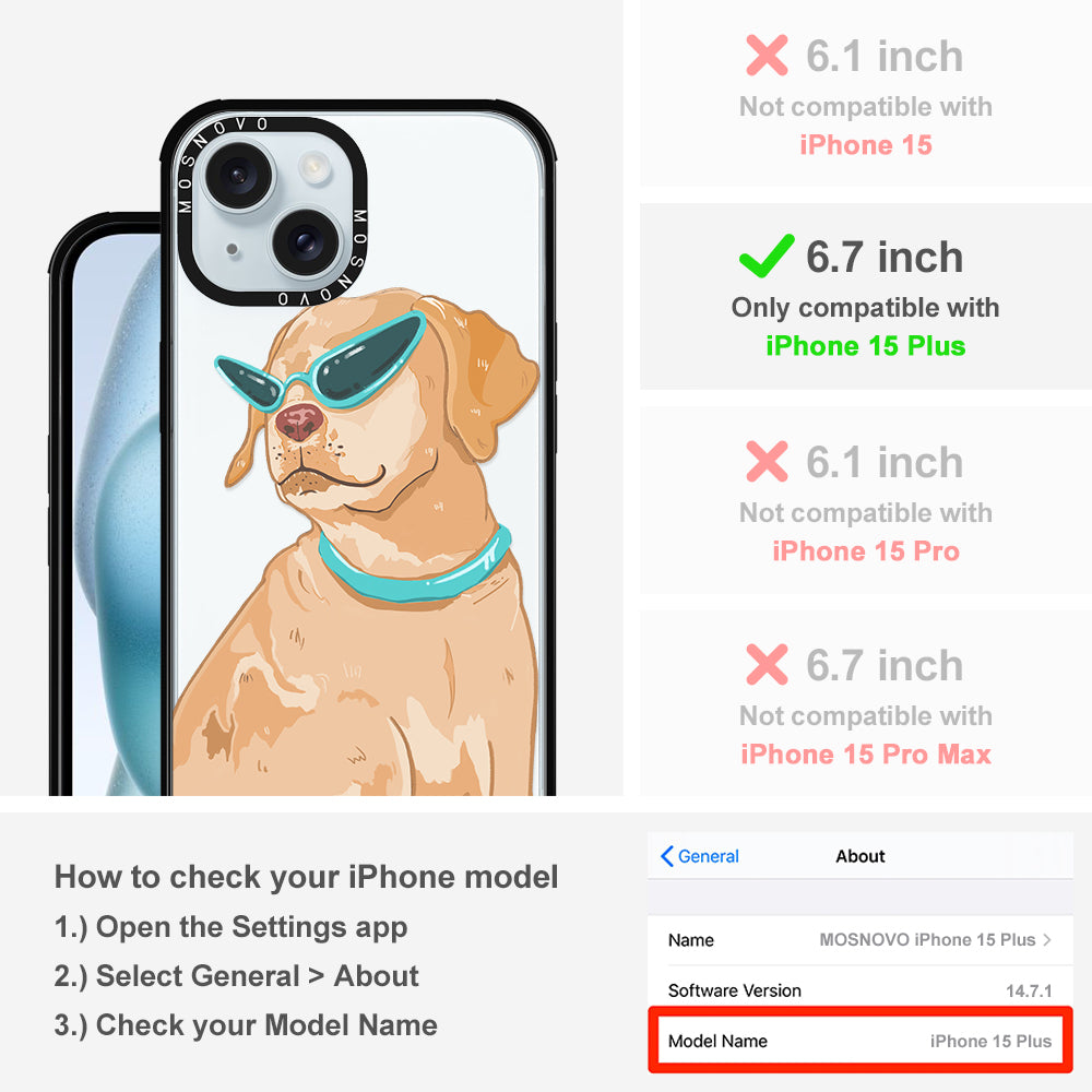 Labrador Phone Case - iPhone 15 Plus Case - MOSNOVO