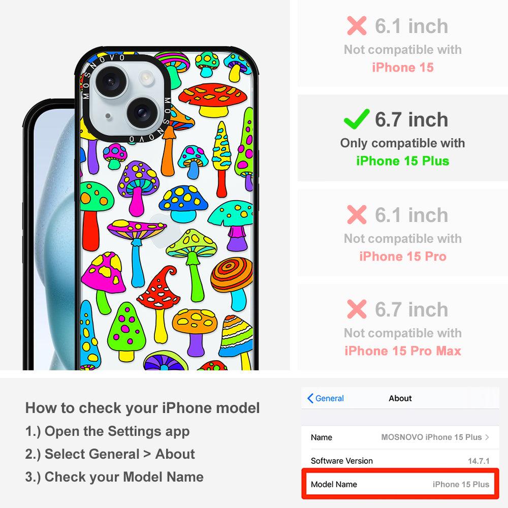 Wild Mushroom Phone Case - iPhone 15 Plus Case - MOSNOVO