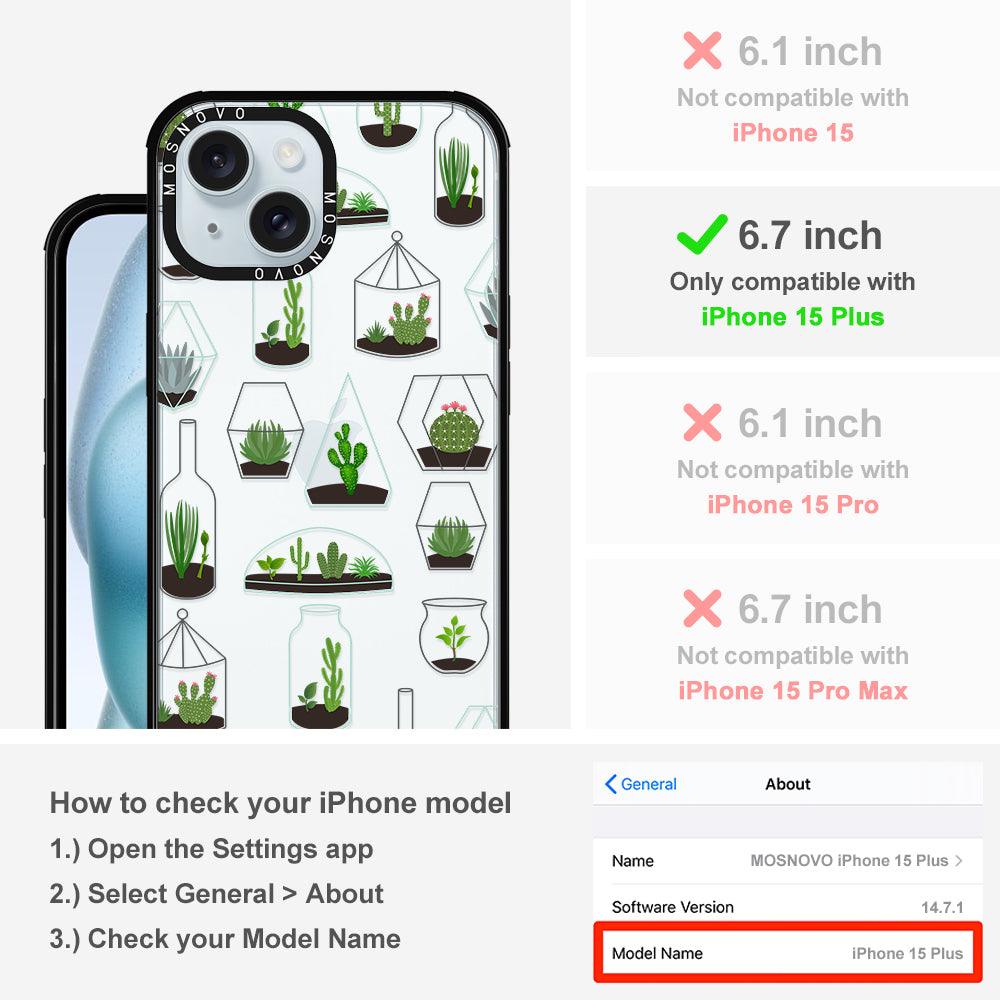 Cactus Plant Phone Case - iPhone 15 Plus Case - MOSNOVO