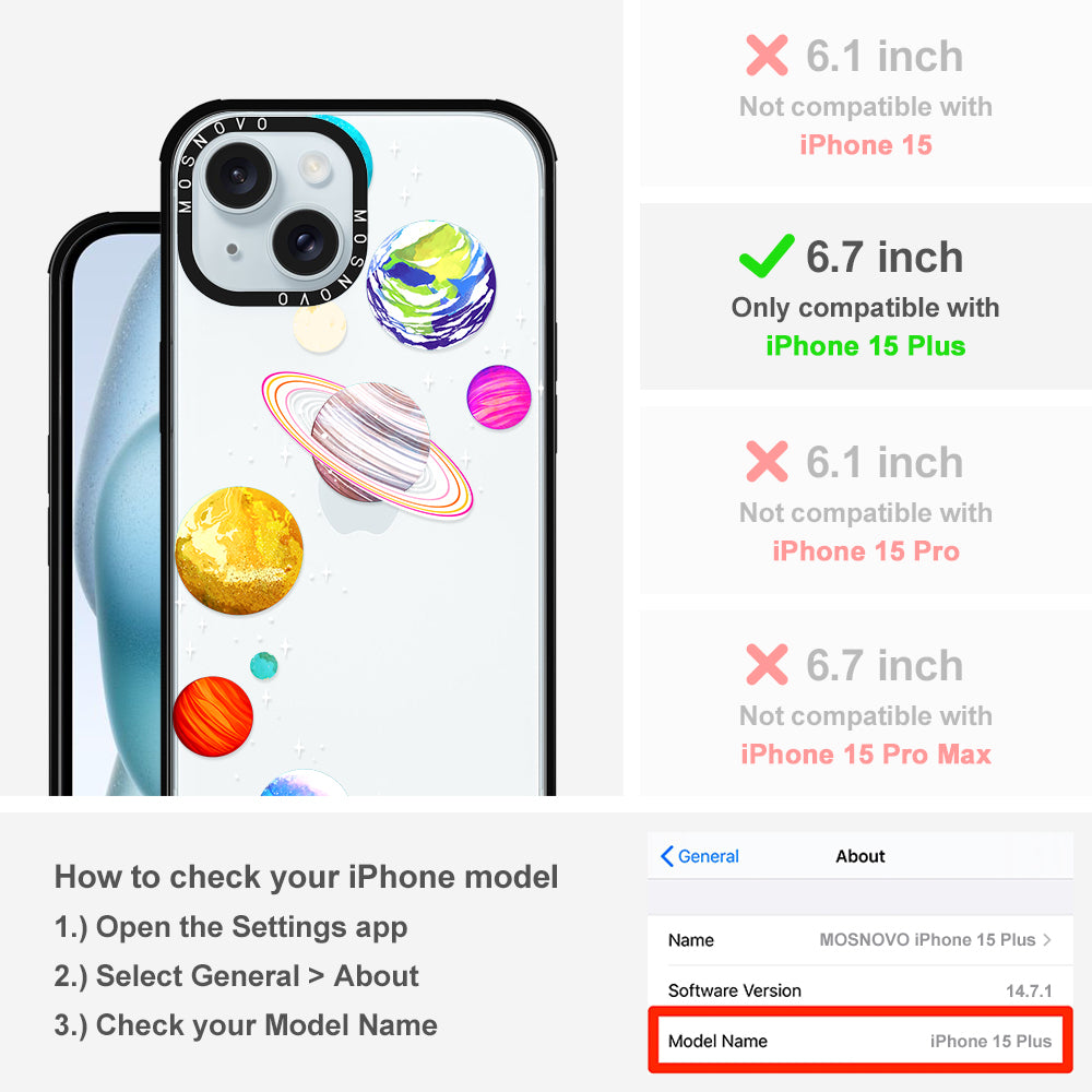 The Planet Phone Case - iPhone 15 Plus Case - MOSNOVO
