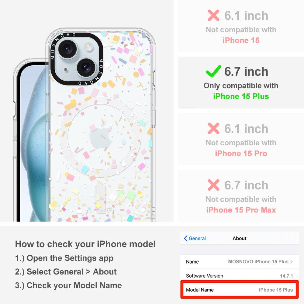 Confetti Phone Case - iPhone 15 Plus Case - MOSNOVO