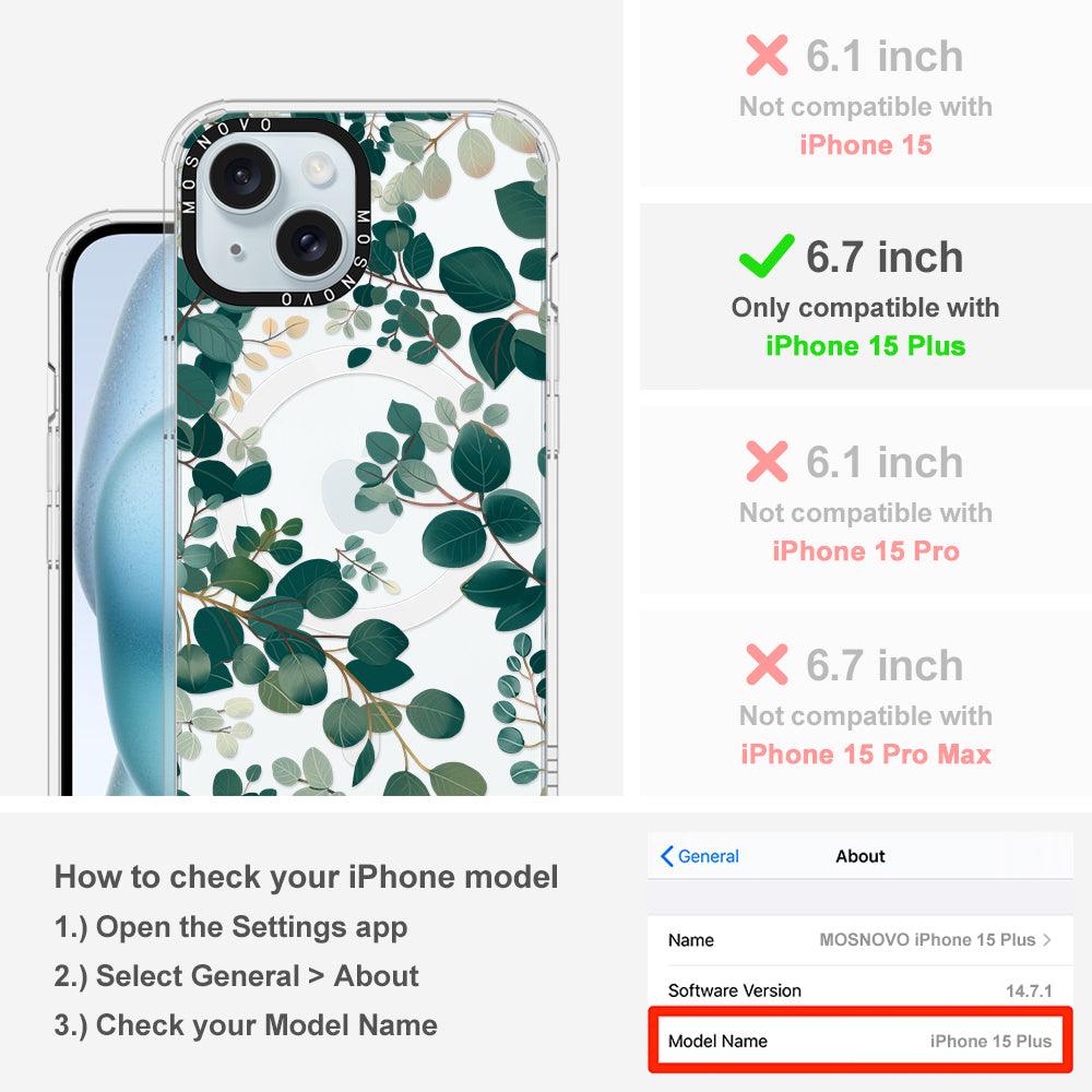 Eucalyptus Phone Case - iPhone 15 Plus Case - MOSNOVO