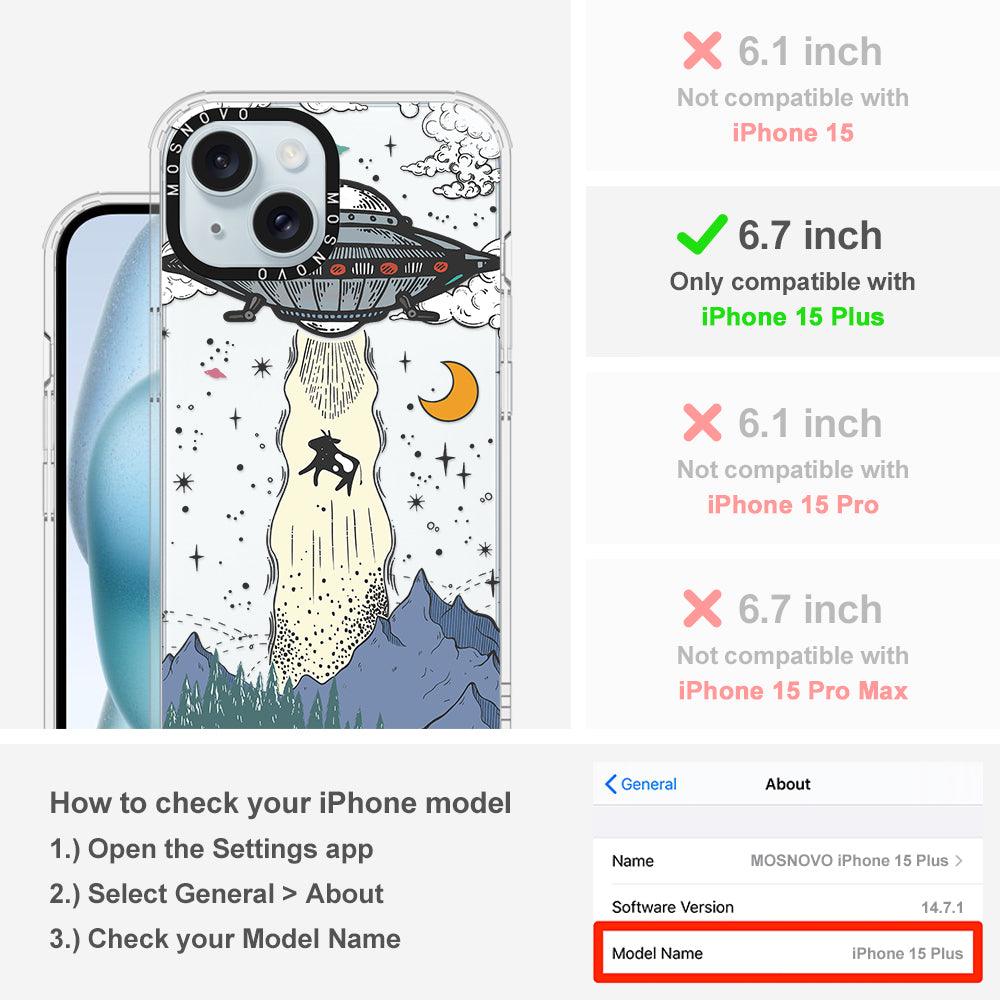 UFO Phone Case - iPhone 15 Plus Case - MOSNOVO
