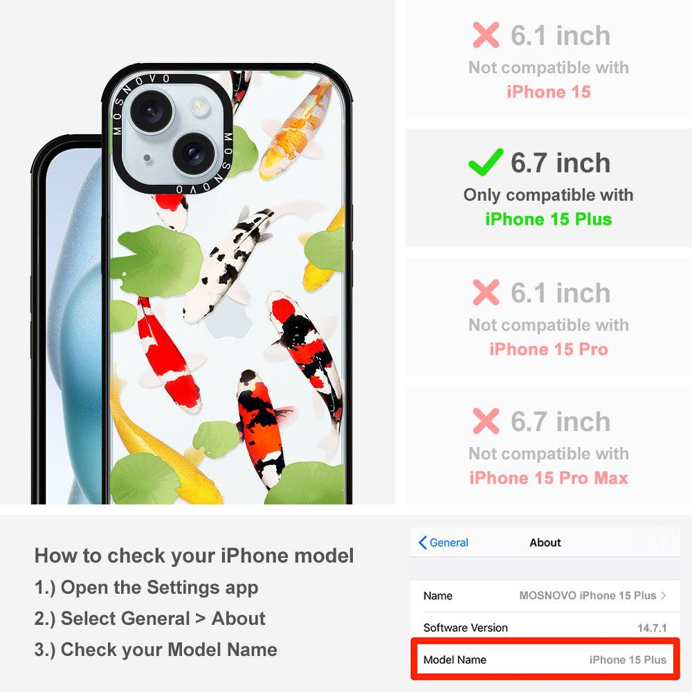 Koi Phone Case - iPhone 15 Plus Case - MOSNOVO